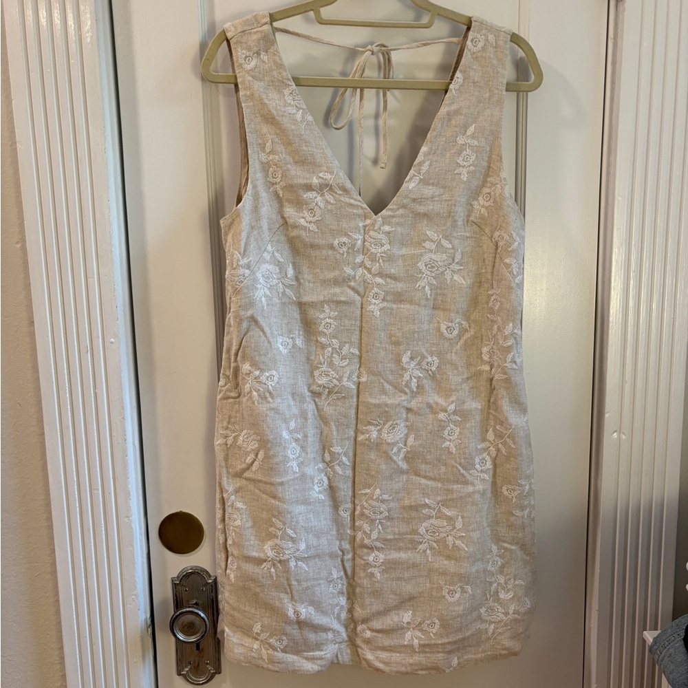 Abercrombie & Fitch Embroidered Line. blend Mini Dress